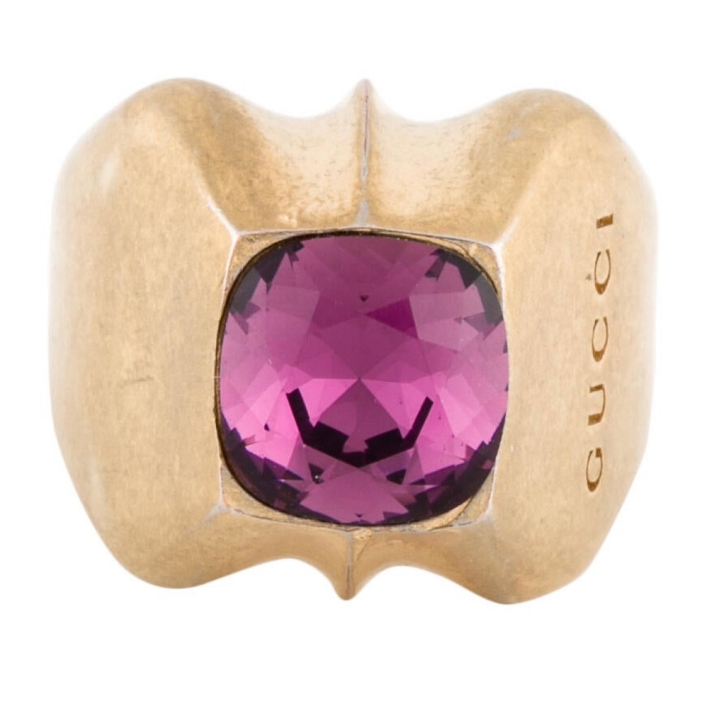 Gucci vintage cocktail statement ring 7.5